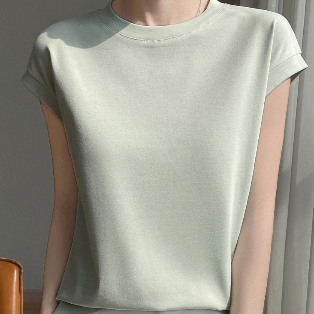 ラウンドネックTシャツ|オフィスカジュアル レディース 通販【ミレジェネ】
