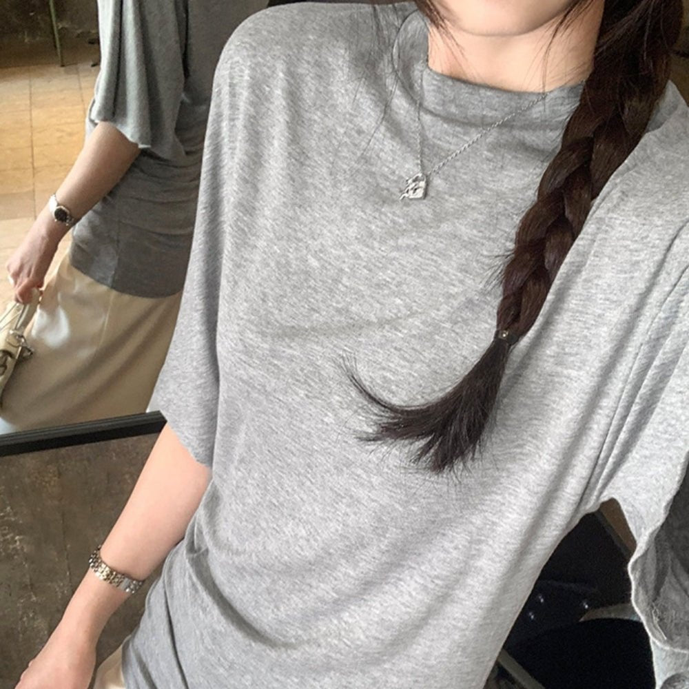 ウエストシェイプワイドスリーブTシャツ|オフィスカジュアル レディース 通販【ミレジェネ】