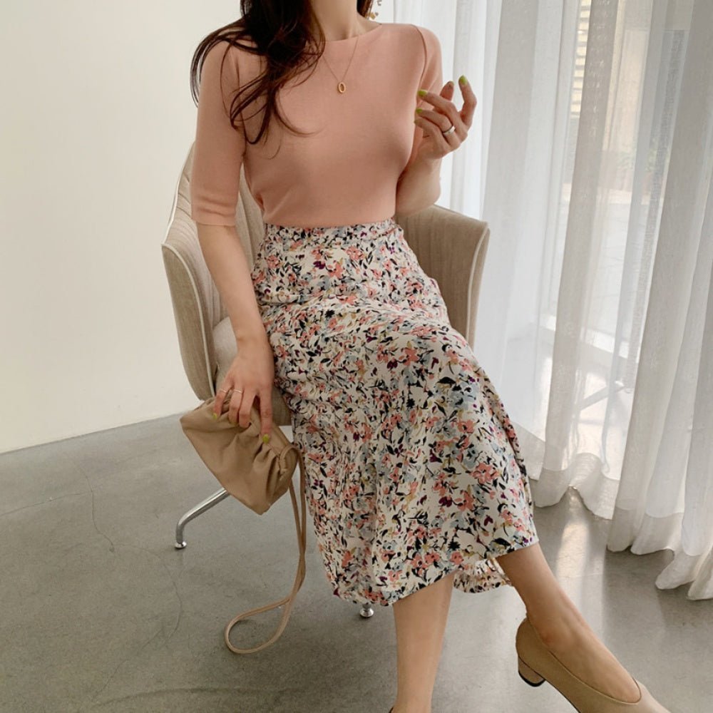 ボートネックシンプルTシャツ|オフィスカジュアル レディース 通販【ミレジェネ】