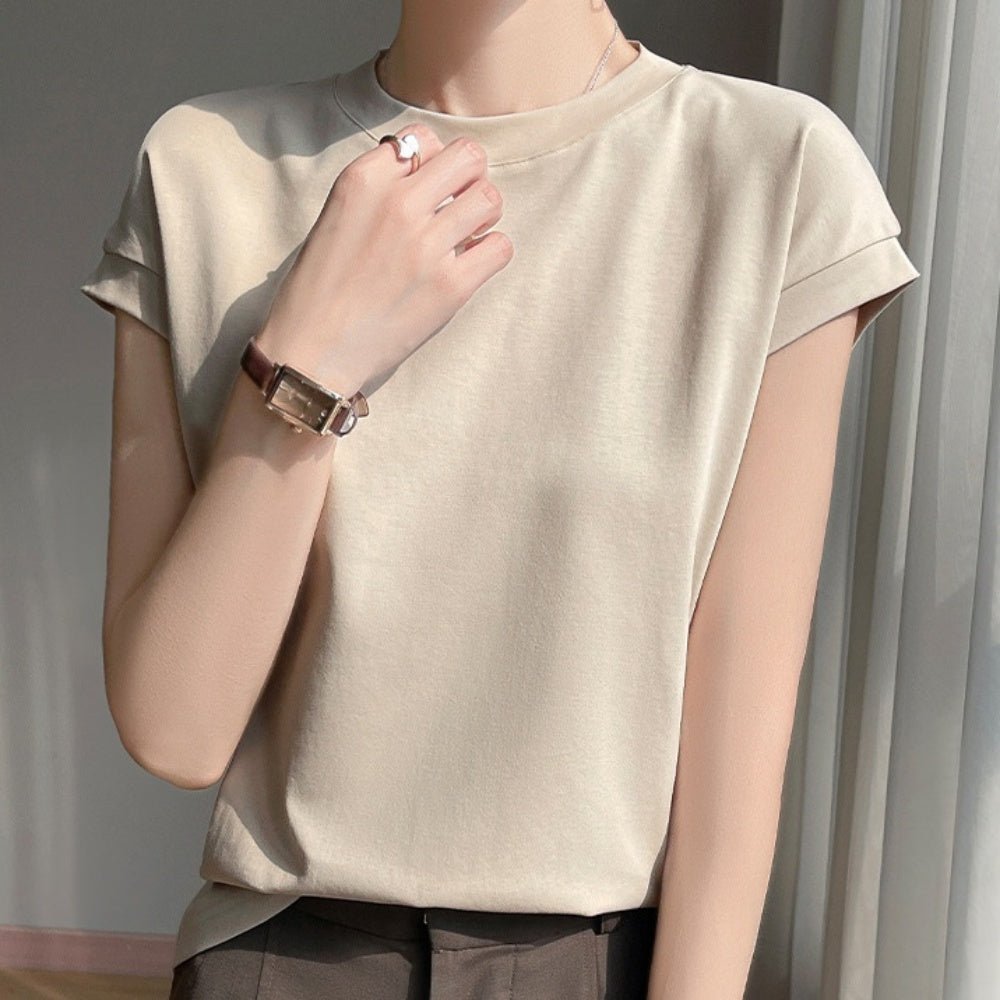 ラウンドネックTシャツ|オフィスカジュアル レディース 通販【ミレジェネ】