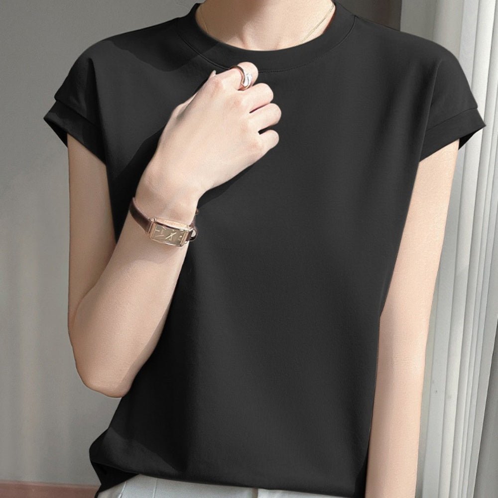 ラウンドネックTシャツ|オフィスカジュアル レディース 通販【ミレジェネ】