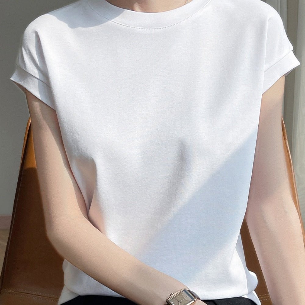 ラウンドネックTシャツ|オフィスカジュアル レディース 通販【ミレジェネ】