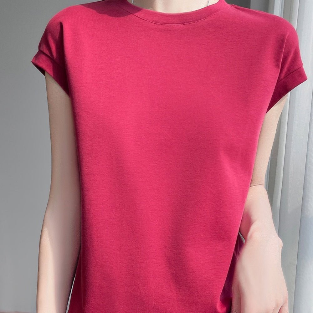 ラウンドネックTシャツ|オフィスカジュアル レディース 通販【ミレジェネ】