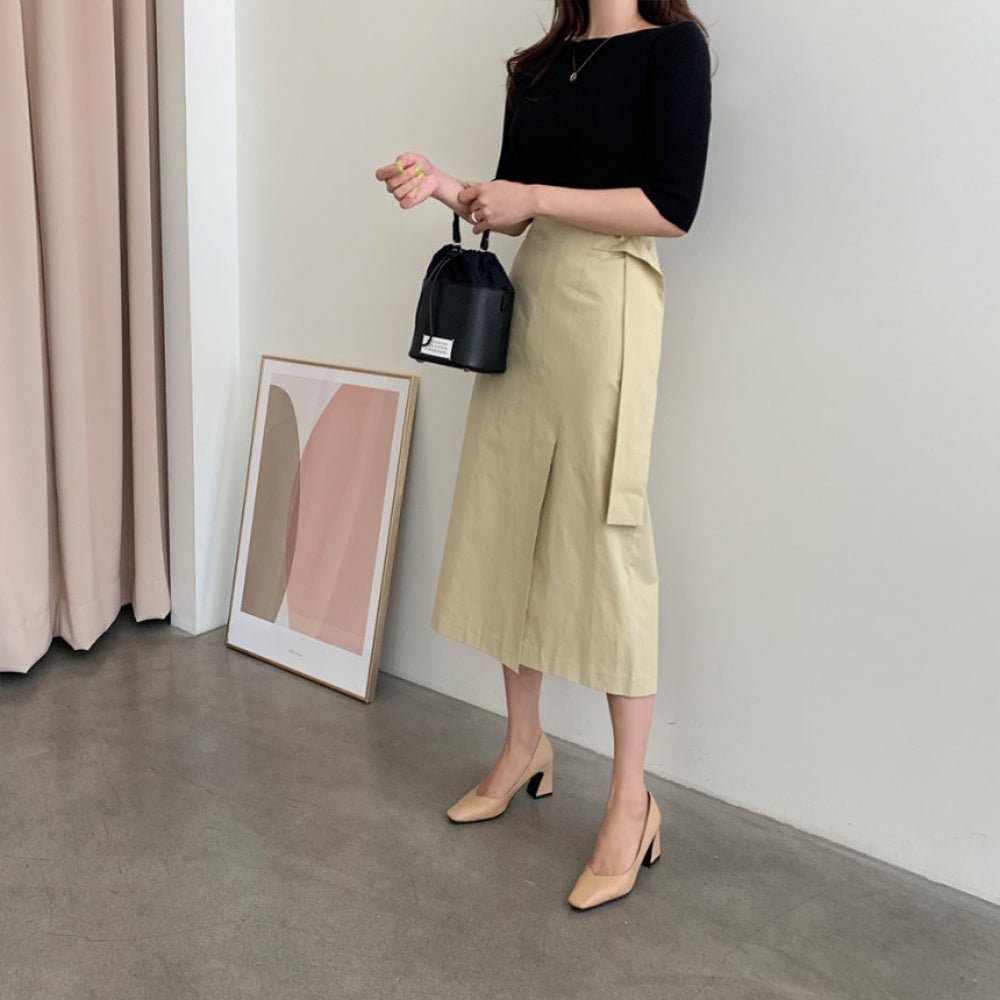 ボートネックシンプルTシャツ|オフィスカジュアル レディース 通販【ミレジェネ】