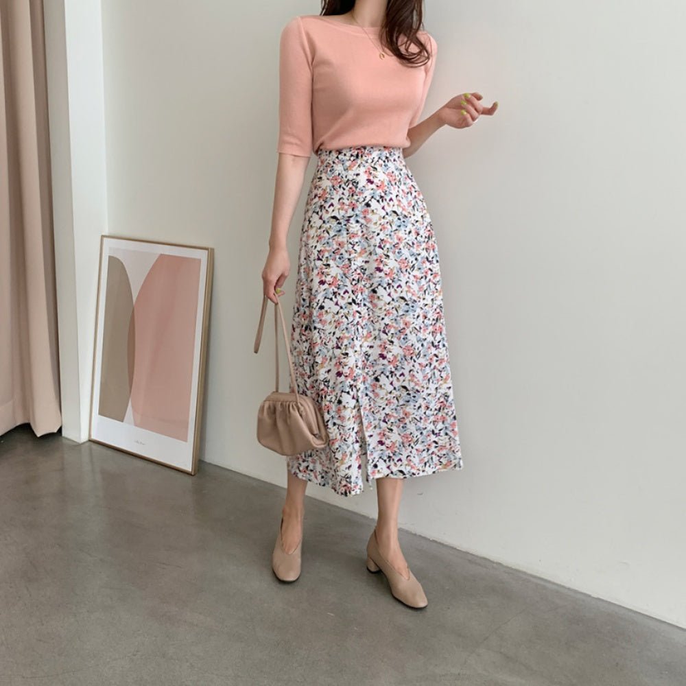 ボートネックシンプルTシャツ|オフィスカジュアル レディース 通販【ミレジェネ】