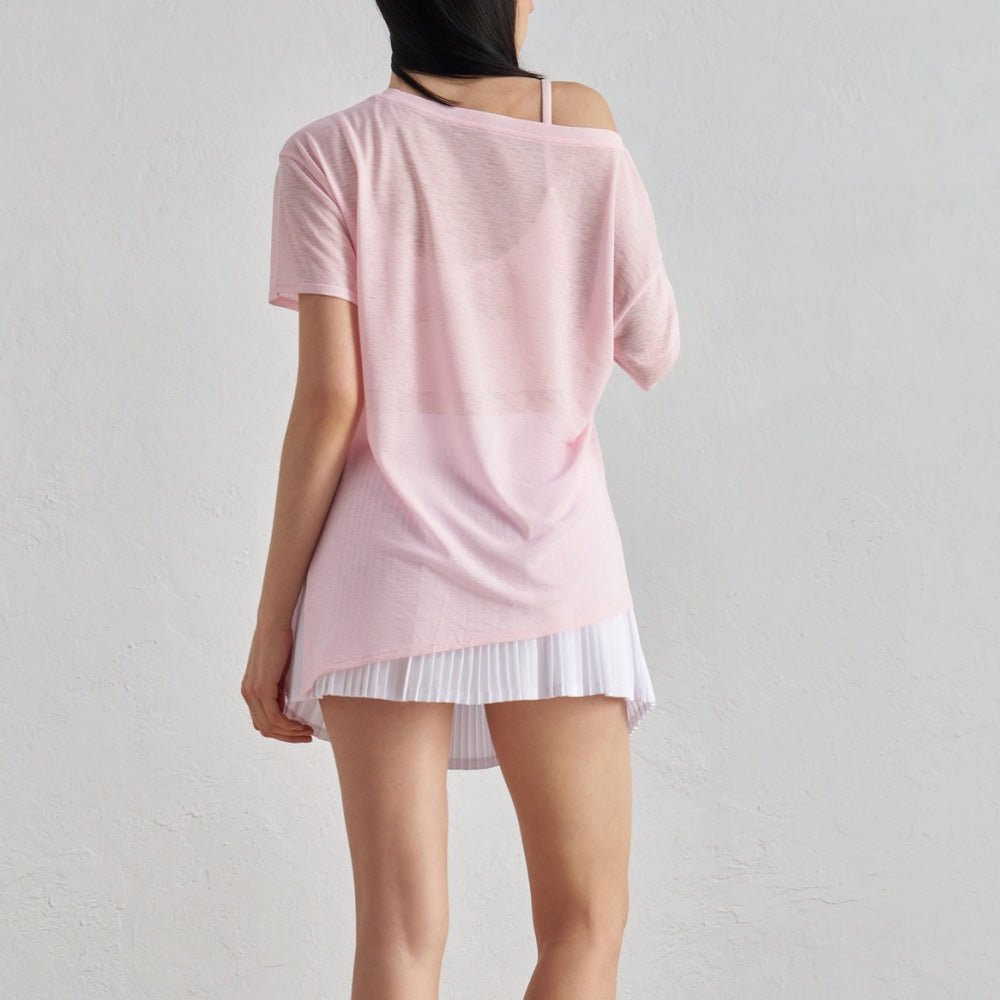 シアーシンプルスラブTシャツ|オフィスカジュアル レディース 通販【ミレジェネ】