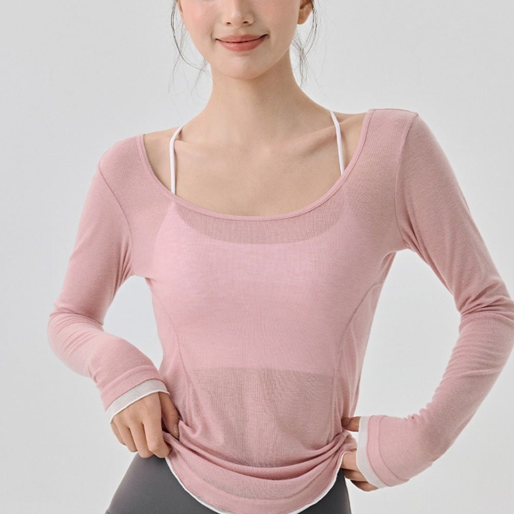 バックリボンシアーロングTシャツ|オフィスカジュアル レディース 通販【ミレジェネ】