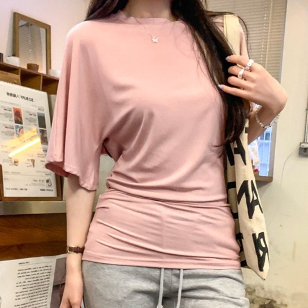ウエストシェイプワイドスリーブTシャツ|オフィスカジュアル レディース 通販【ミレジェネ】