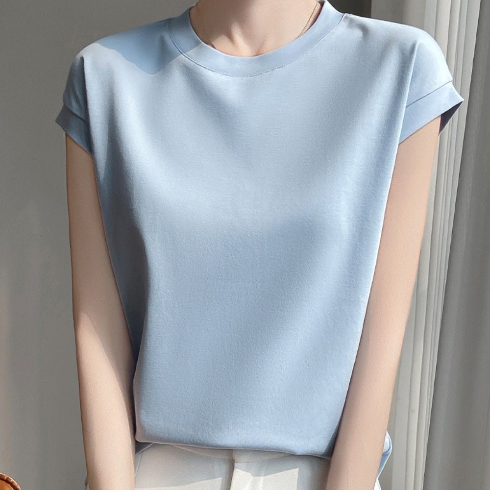 ラウンドネックTシャツ|オフィスカジュアル レディース 通販【ミレジェネ】