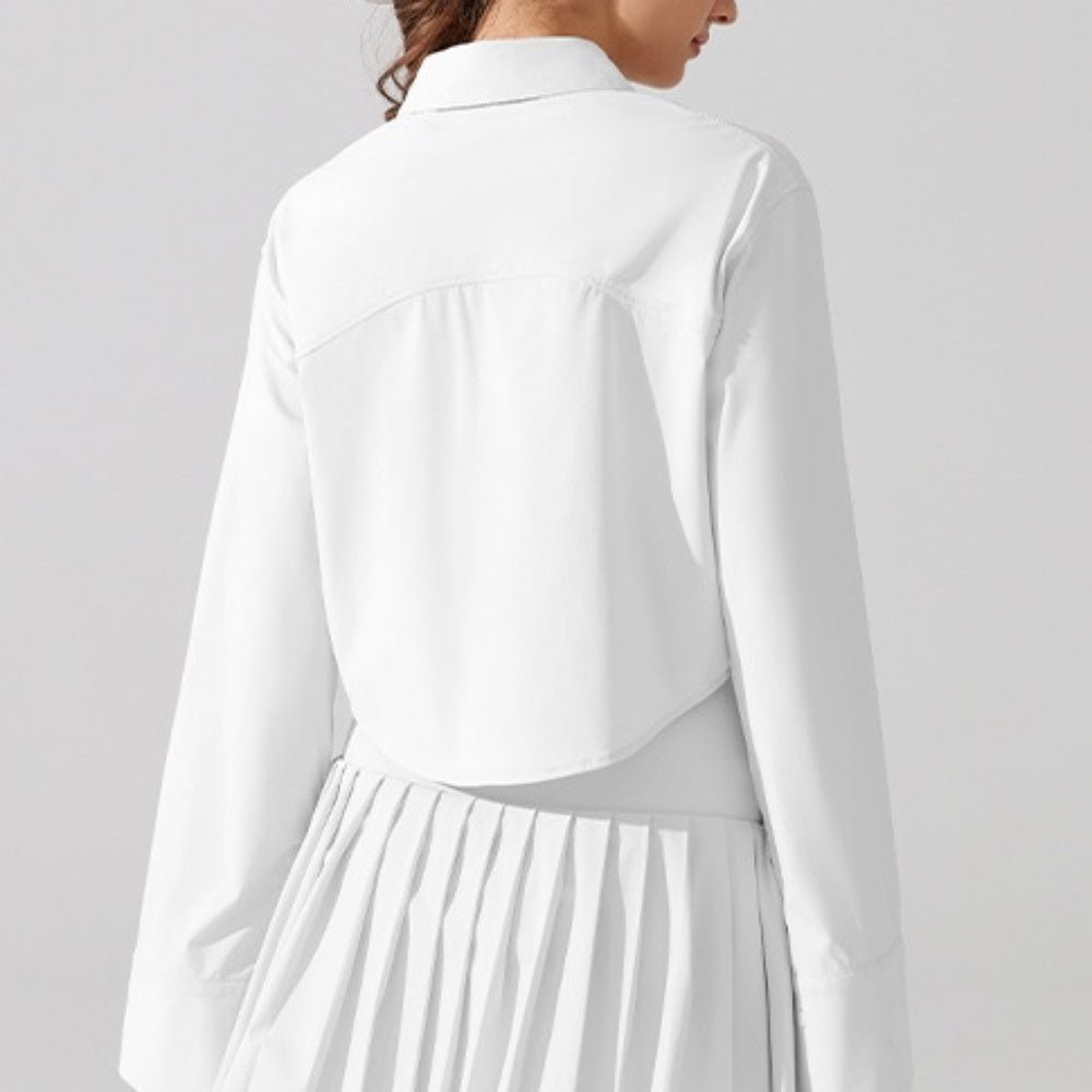 UVカットアクティブシャツブラウス|オフィスカジュアル レディース 通販【ミレジェネ】