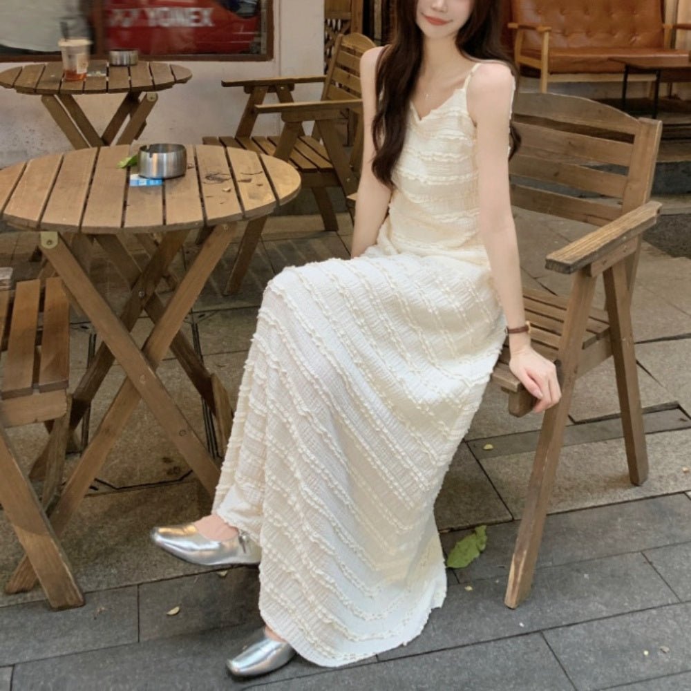 Vネックキャミソールワンピース|オフィスカジュアル レディース 通販【ミレジェネ】