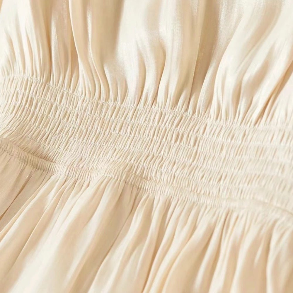 パール付きVネックワンピース|オフィスカジュアル レディース 通販【ミレジェネ】