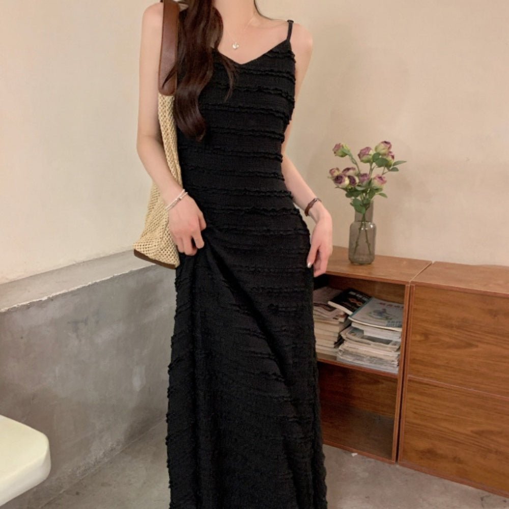 Vネックキャミソールワンピース|オフィスカジュアル レディース 通販【ミレジェネ】