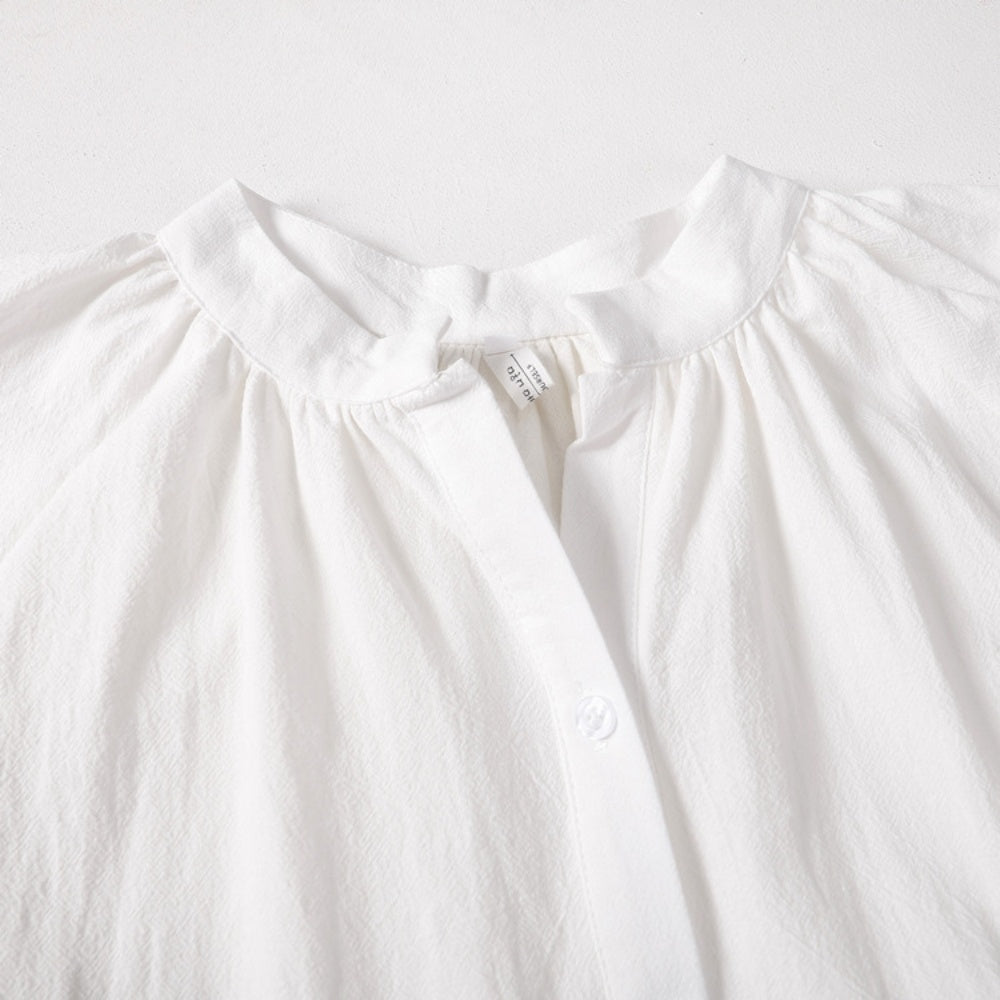 リネンVネックシャツワンピース|オフィスカジュアル レディース 通販【ミレジェネ】