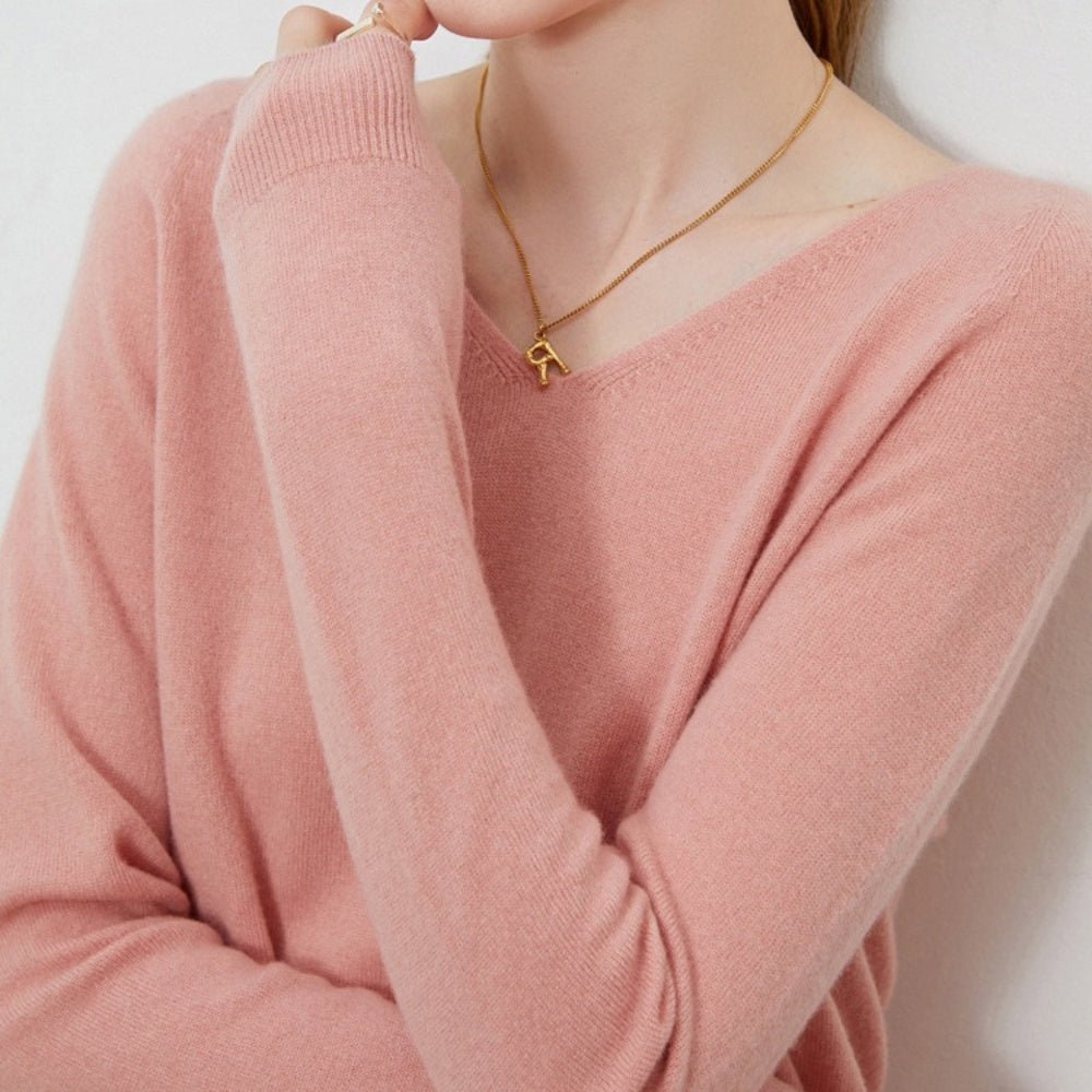 Vネックウールトップス|オフィスカジュアル レディース 通販【ミレジェネ】