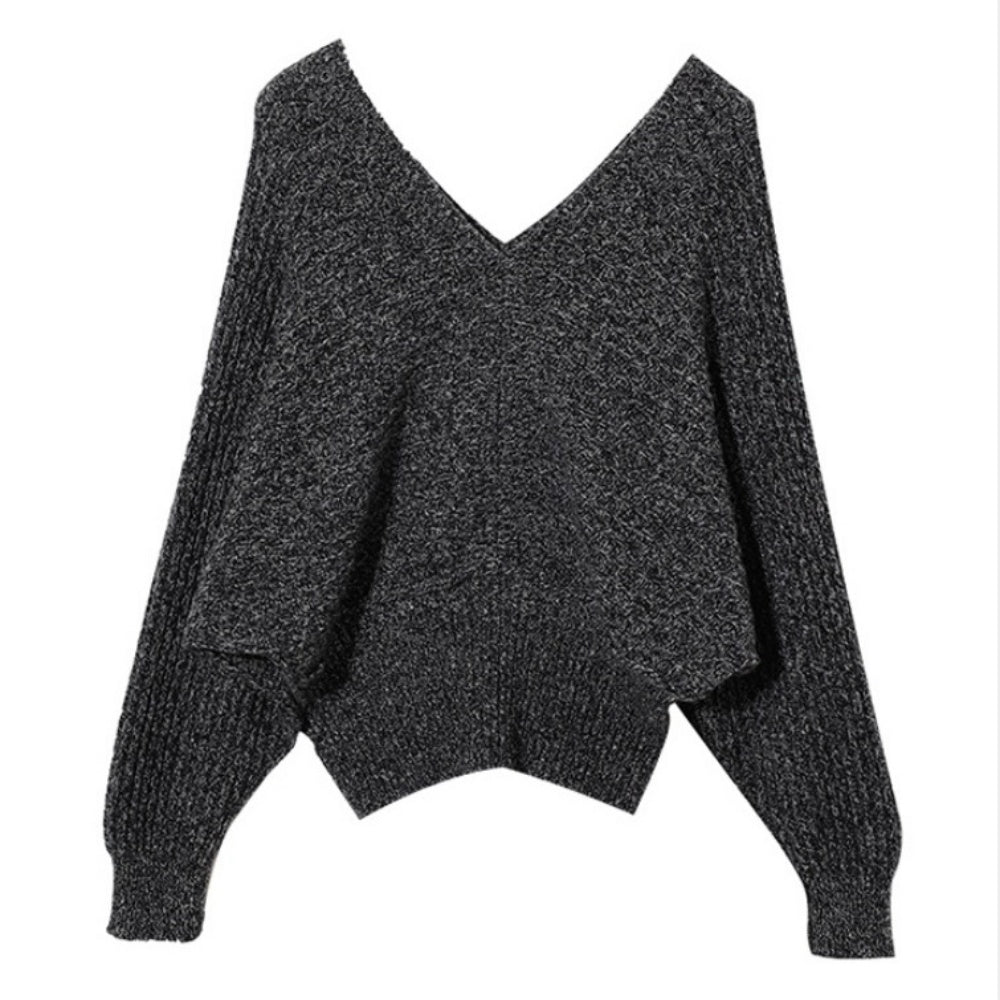 vネックセンターラインニット|オフィスカジュアル レディース 通販 Millennial Generation【ミレジェネ】