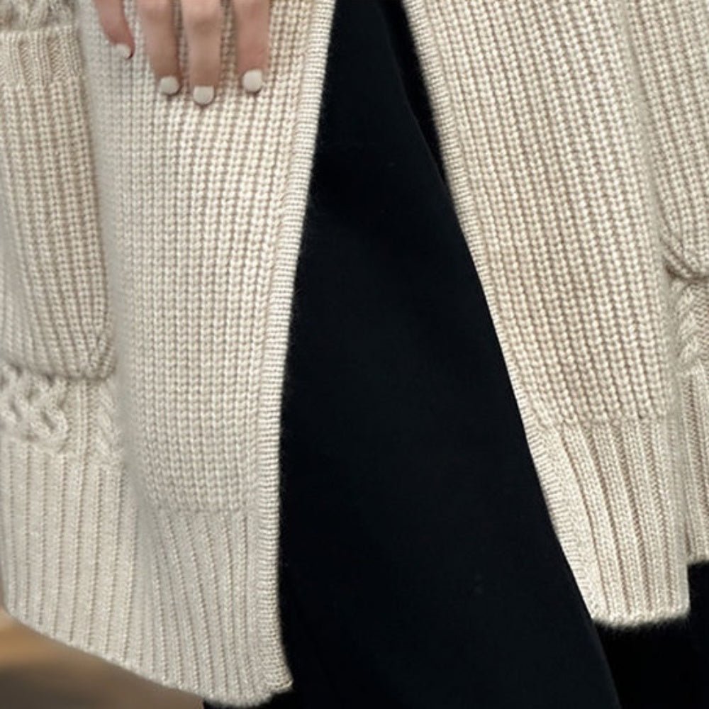 Wボタンニットカーディガン|オフィスカジュアル レディース 通販【ミレジェネ】