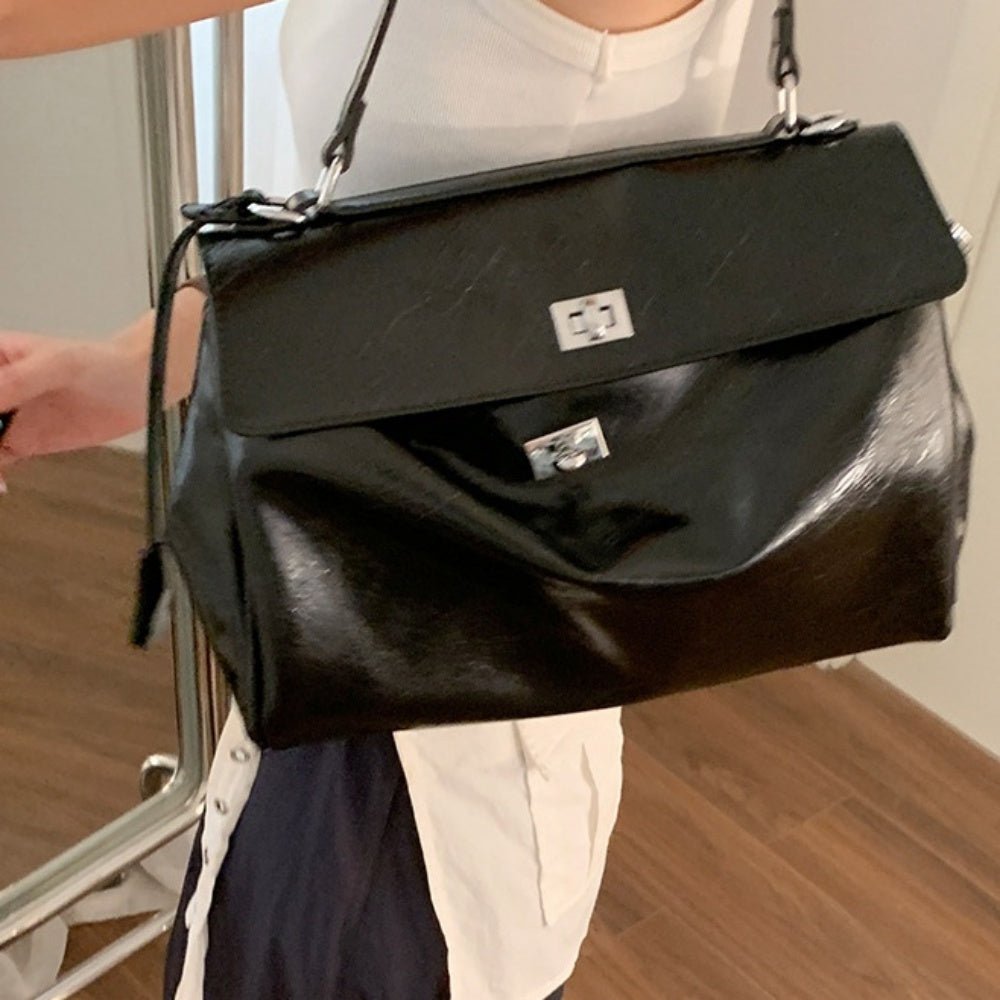 Wターンロックフラップバッグ|オフィスカジュアル レディース 通販【ミレジェネ】