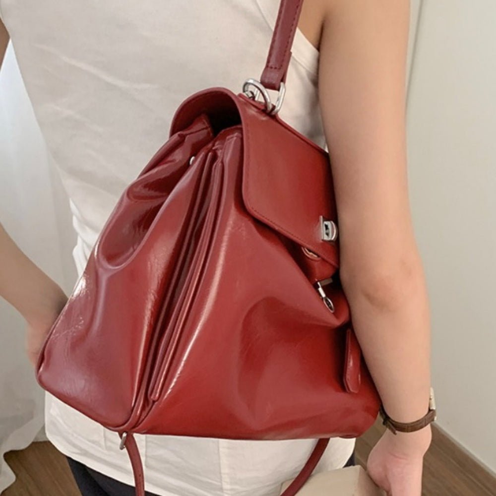 Wターンロックフラップバッグ|オフィスカジュアル レディース 通販【ミレジェネ】