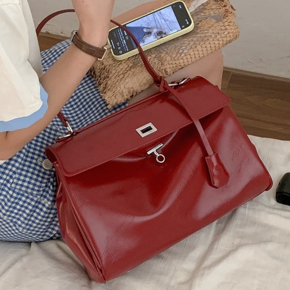 Wターンロックフラップバッグ|オフィスカジュアル レディース 通販【ミレジェネ】