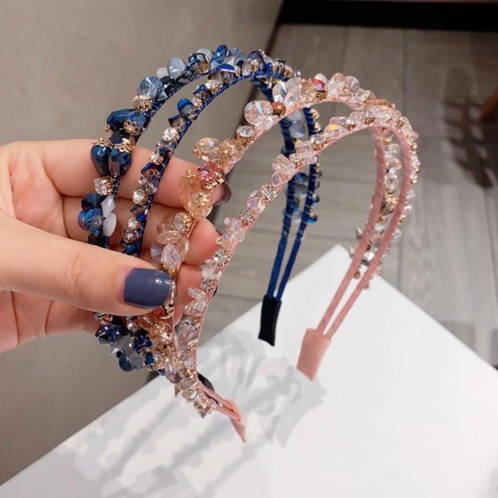 クリスタルWラインカチューシャ|オフィスカジュアル レディース 通販【ミレジェネ】