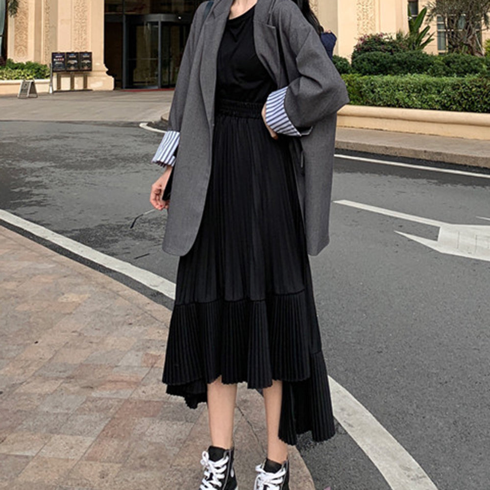 アンバランスプリーツスカート - Millennial Generation