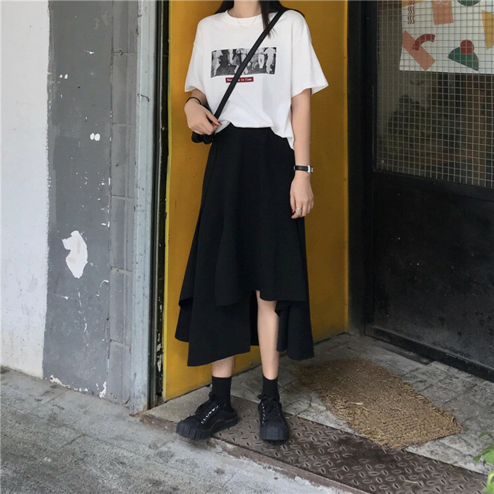 アシンメトリーフィッシュテールスカート - Millennial Generation