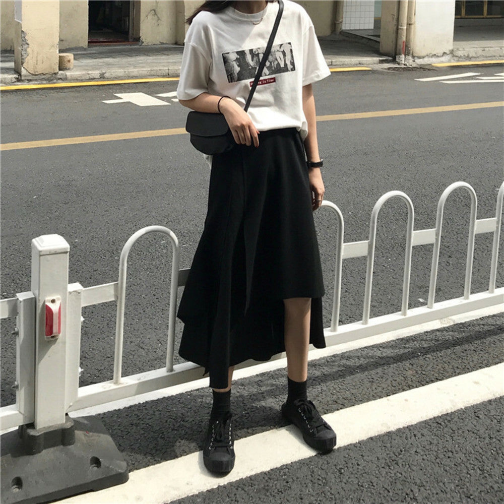 アシンメトリーフィッシュテールスカート - Millennial Generation