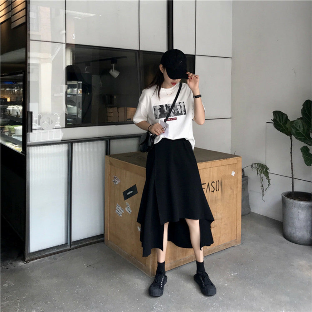 アシンメトリーフィッシュテールスカート - Millennial Generation