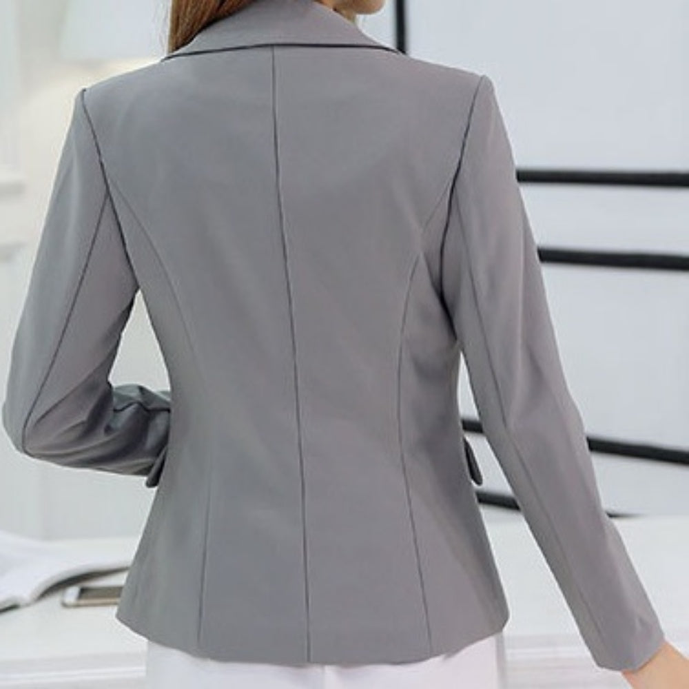 シングルブレスト長袖ジャケット