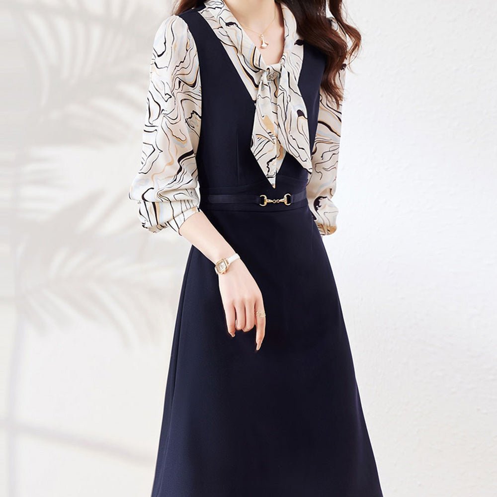 Aラインニュアンスワンピース