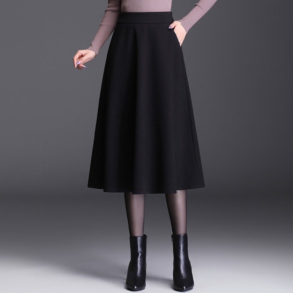 ニットAラインスカート|オフィスカジュアル レディース 通販【ミレジェネ】
