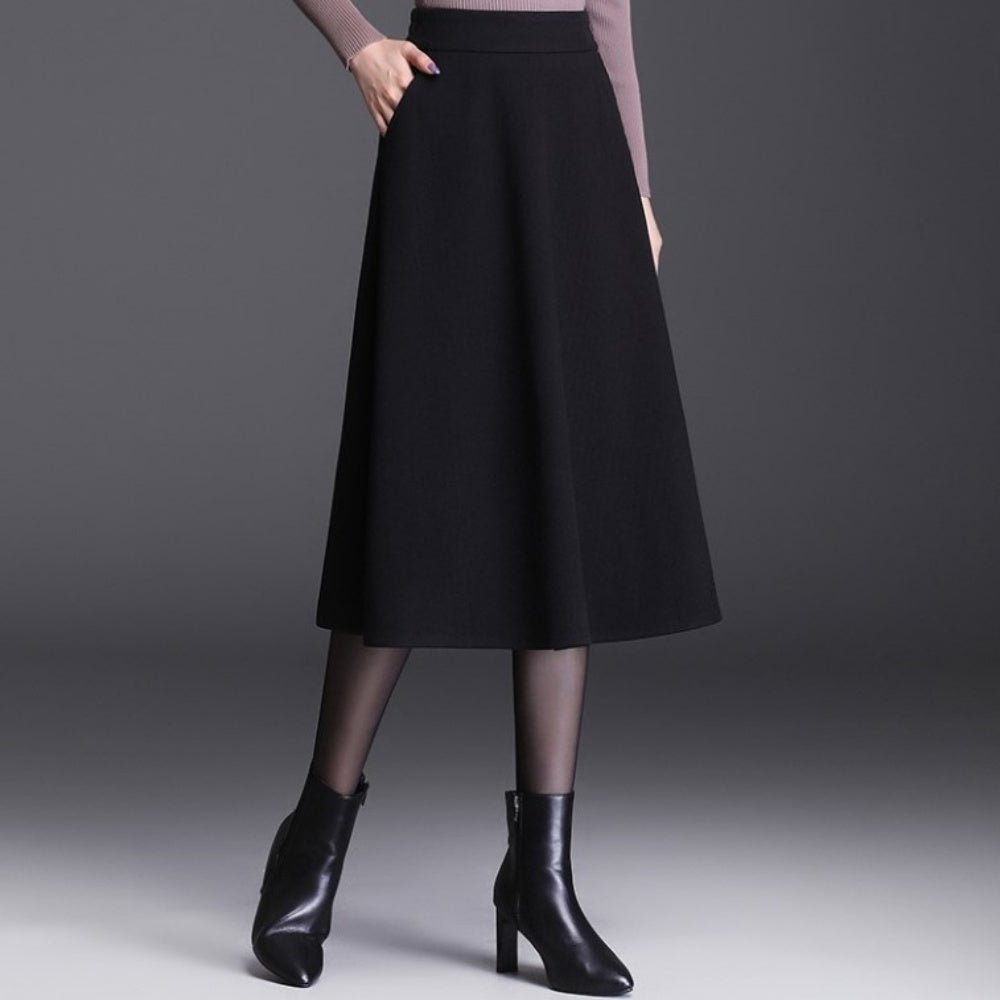 ニットAラインスカート|オフィスカジュアル レディース 通販【ミレジェネ】