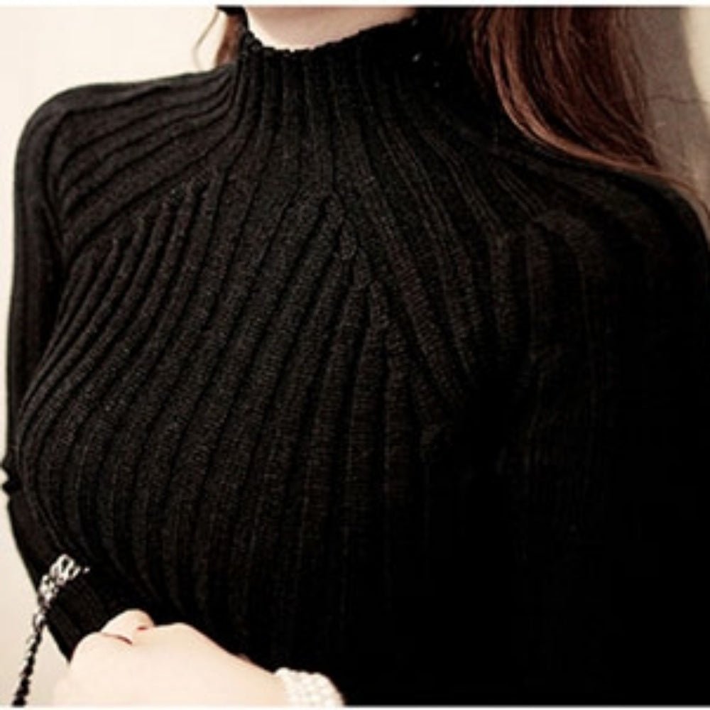 ロング丈リブニットワンピース - Millennial Generation