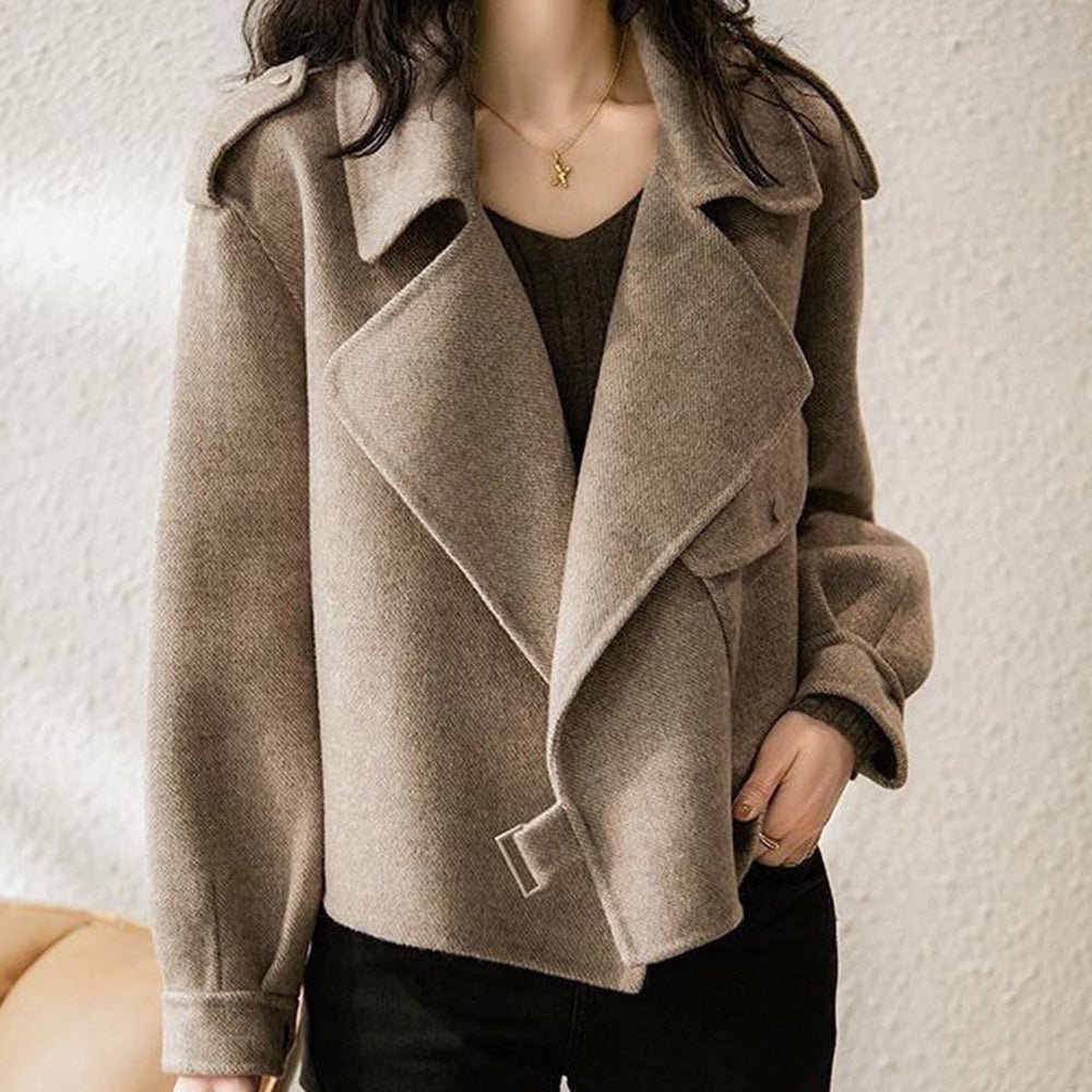 ベーシックショートコート|オフィスカジュアル レディース 通販【ミレジェネ】