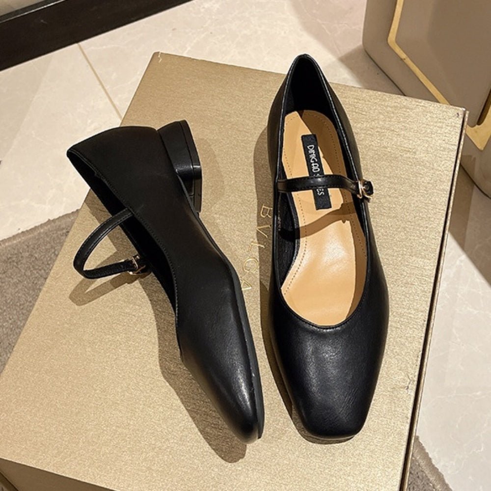 ローヒールストラップパンプス|オフィスカジュアル レディース 通販【ミレジェネ】