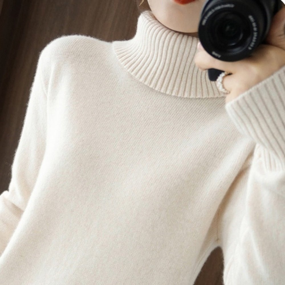 シンプルタートルネックワンピース|オフィスカジュアル レディース 通販【ミレジェネ】