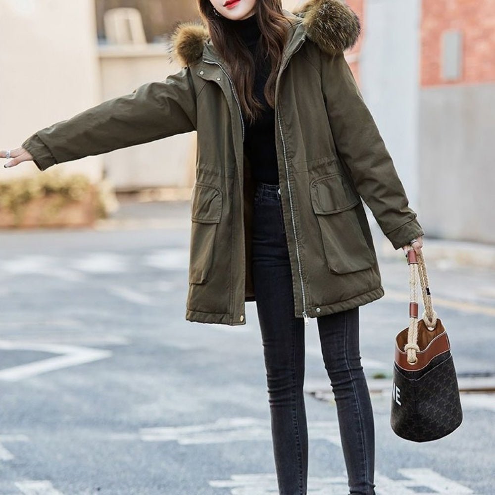 ファー付きモッズコート|オフィスカジュアル レディース 通販【ミレジェネ】