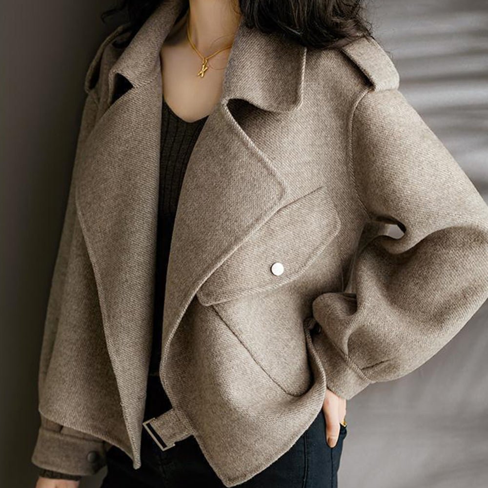 ベーシックショートコート|オフィスカジュアル レディース 通販【ミレジェネ】