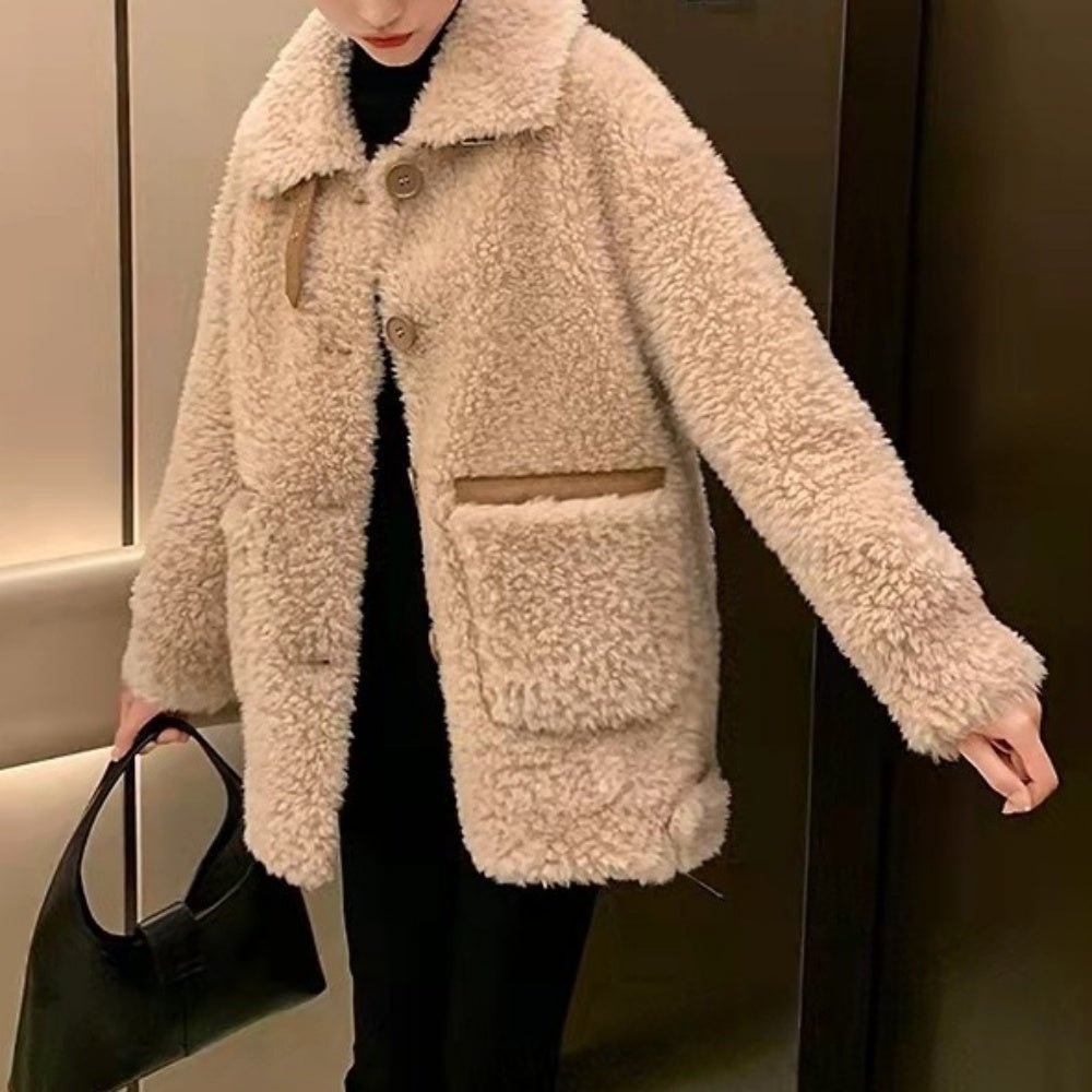 スタンドカラーボアジャケット|オフィスカジュアル レディース 通販【ミレジェネ】