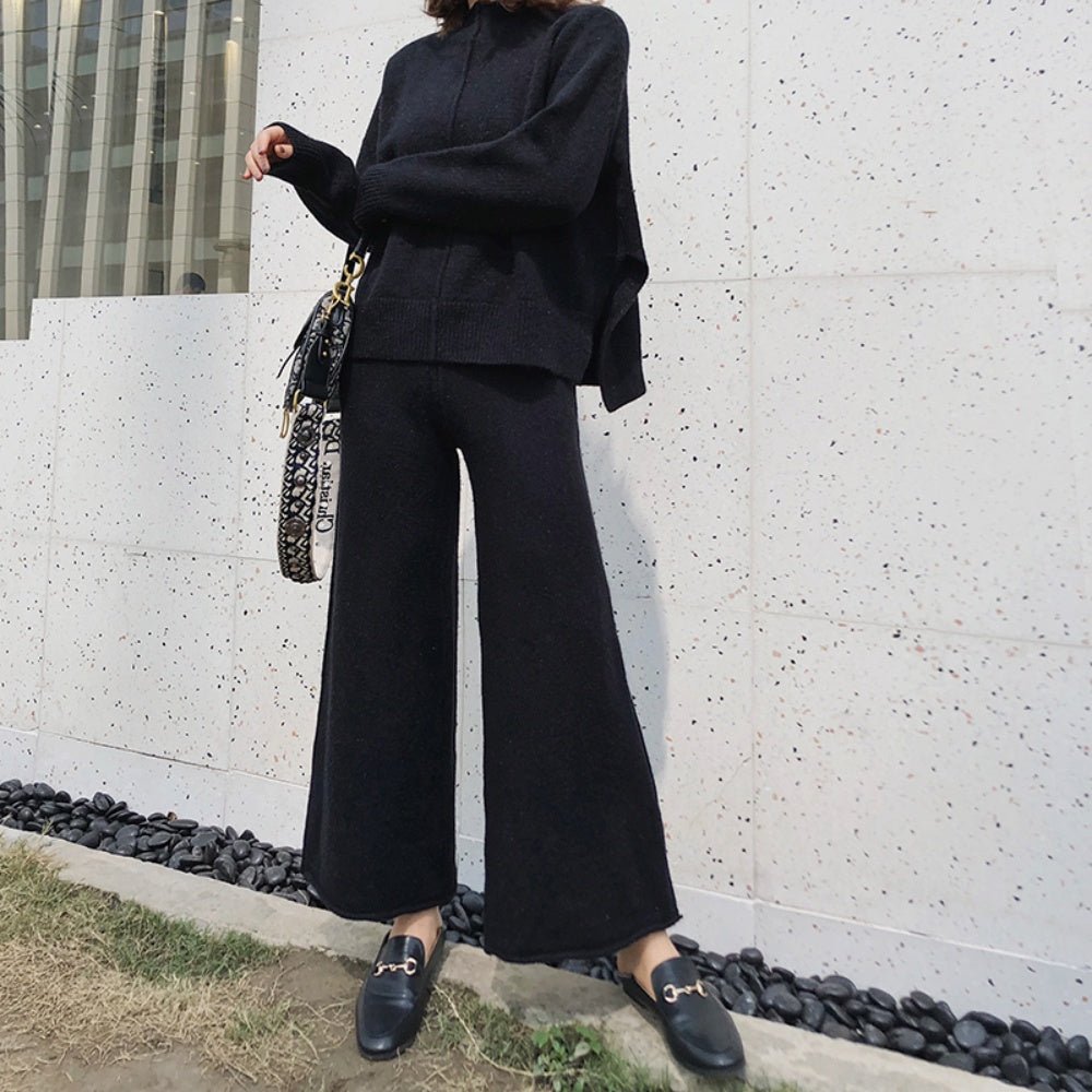 ワイドパンツニットセットアップ|オフィスカジュアル レディース 通販【ミレジェネ】