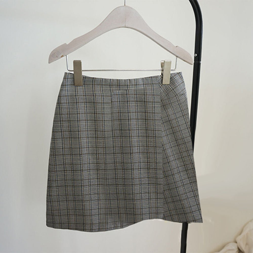 グレンチェックジャケットミニセットアップ - Millennial Generation