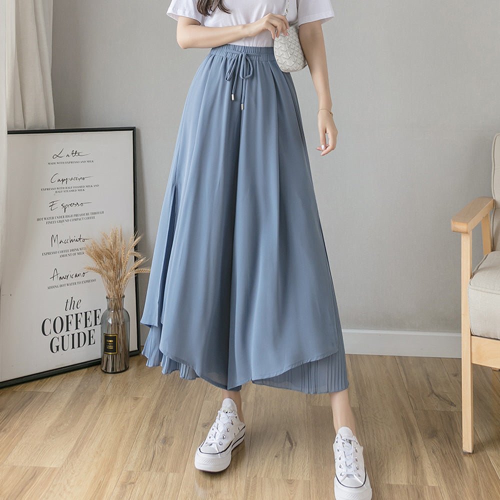 重ねデザインスカンツ|オフィスカジュアル レディース 通販【ミレジェネ】