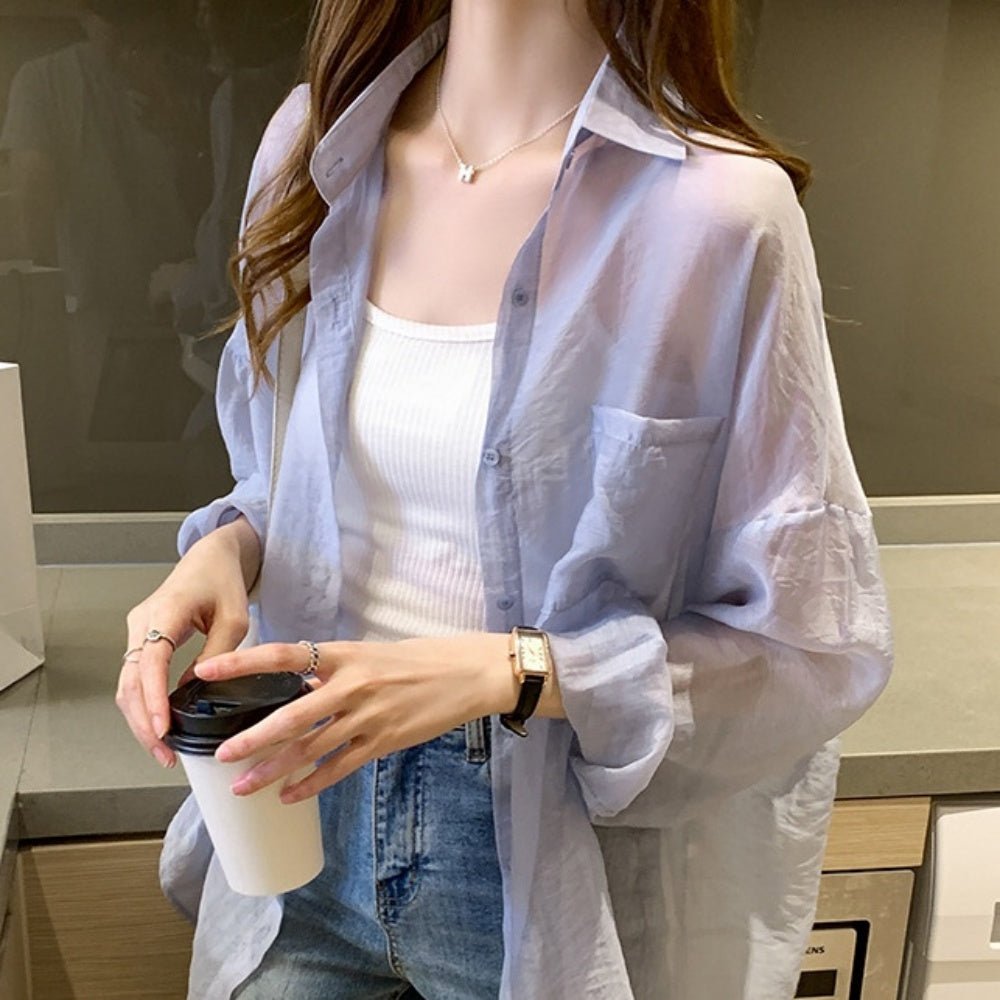 シアーシャツ|オフィスカジュアル レディース 通販【ミレジェネ】