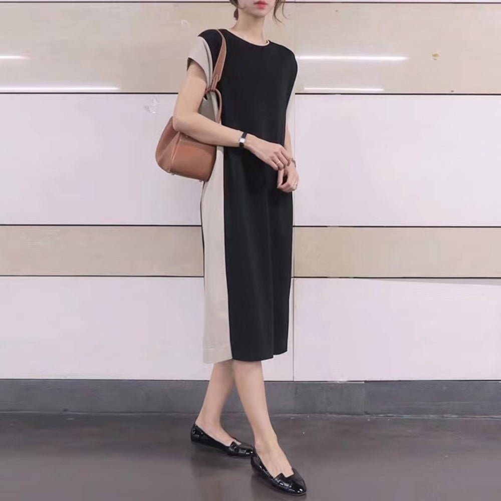 バイカラーリラクシングワンピース