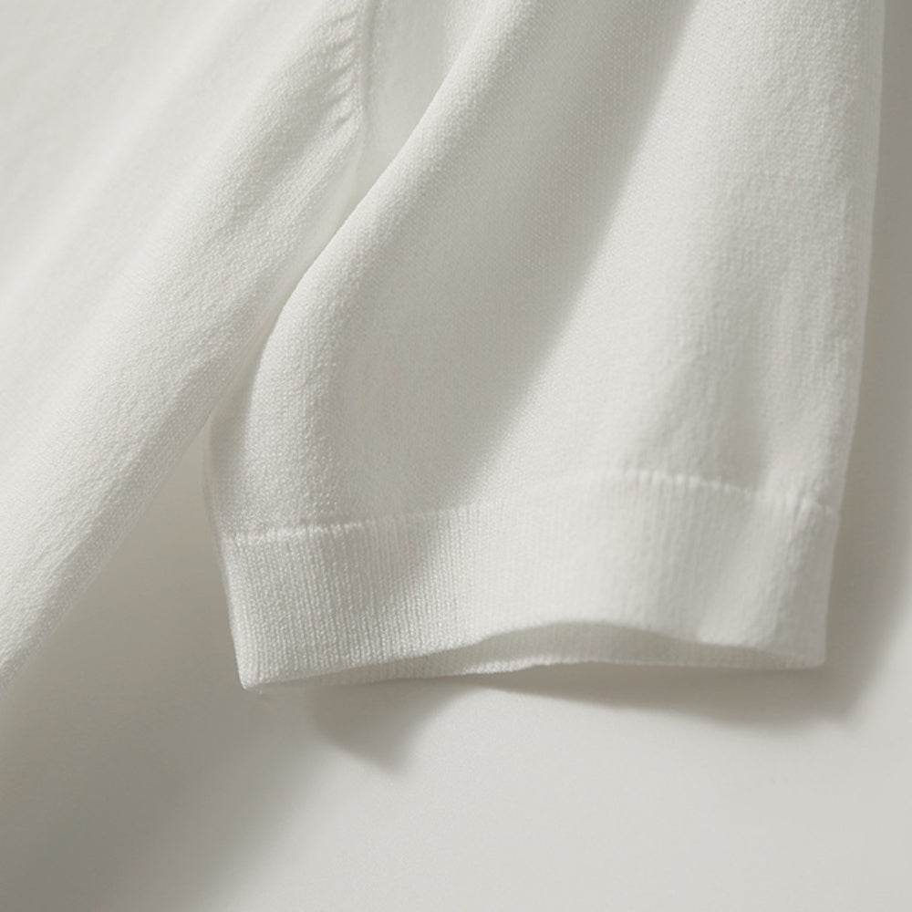 レトロボタンツイードラインサマーニット|オフィスカジュアル レディース 通販【ミレジェネ】