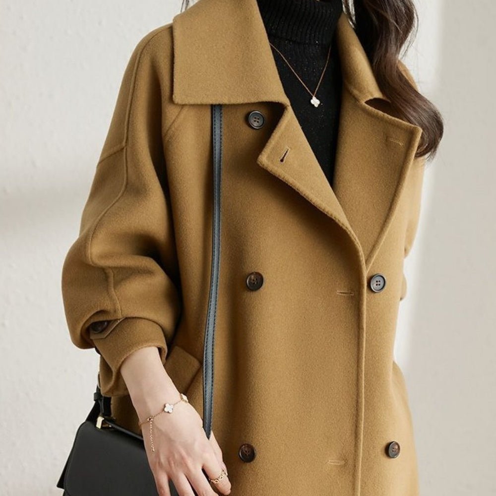 シンプルミドル丈コート|オフィスカジュアル レディース 通販【ミレジェネ】