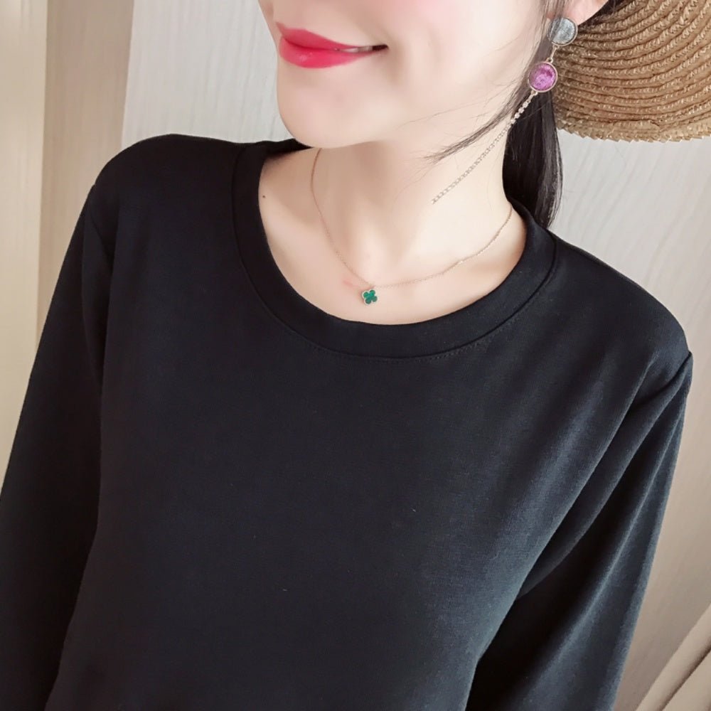 七分袖スリットプリーツワンピース - Millennial Generation