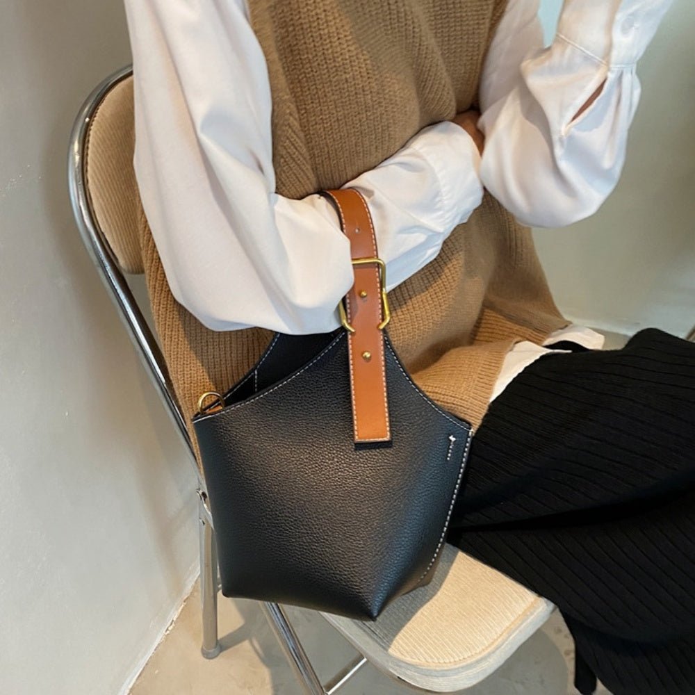 ワンハンドルバケツ型バッグ|オフィスカジュアル レディース 通販【ミレジェネ】