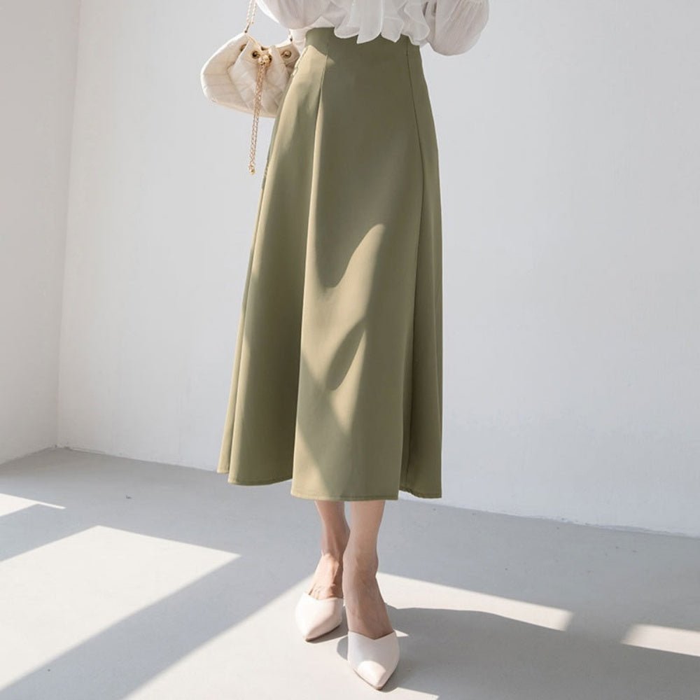 ミモレ丈フレアスカート|オフィスカジュアル レディース 通販【ミレジェネ】